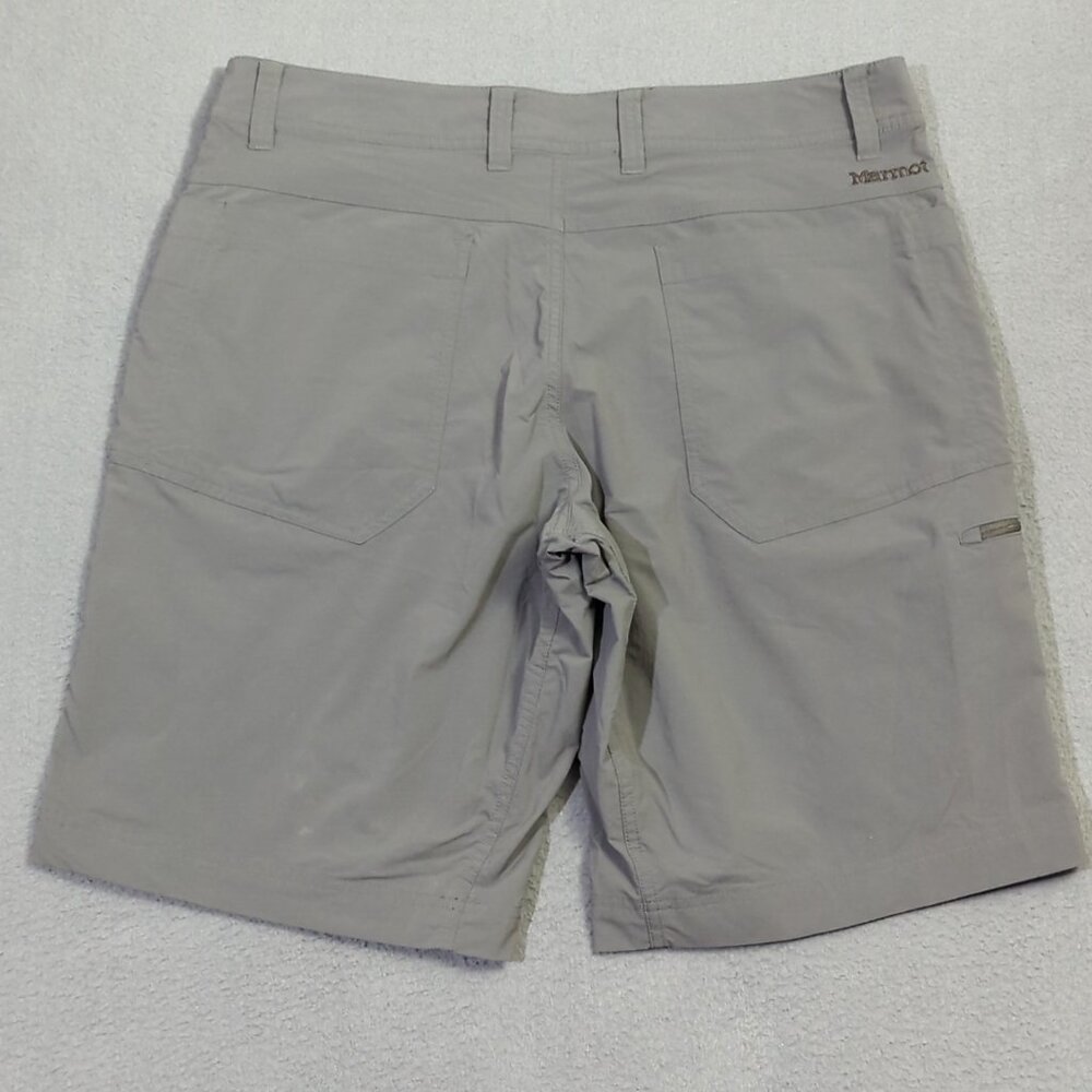 Marmot Shorts Men's 34 Gray Arch Rock Nylon Tech Outdoor Hiking Climbing - Picture 2 of 10